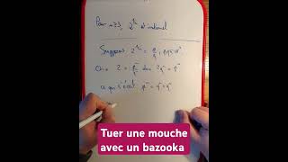 Le bazooka et la mouche maths education shorts mathematics algebra [upl. by Tom39]