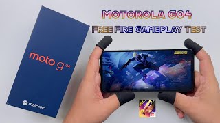 Motorola G04 Garena Free Fire Gameplay Test [upl. by Lurleen]