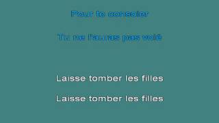 France Gall Laisse tomber les filles 1964 karaoke [upl. by Ianahs819]