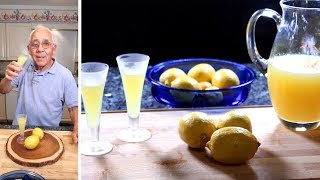 Homemade Limoncello Recipe [upl. by Arekahs]