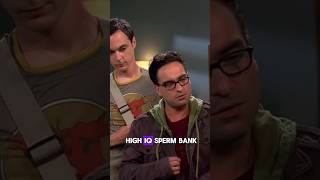 High IQ Sperm Bank funny comedy sitcom video viralvideo bigbangtheoryrlshorts youtubeshorts [upl. by Nraa693]