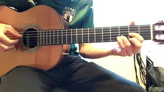 Alfa  NoN La AsCoLTare feat Ariete  Guitar CoverTutorial [upl. by Enibas]