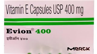 Evion 400 capsule uses in hindi  good treatment for hair ampskin Doses side effect [upl. by Westfall994]