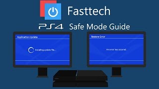 PS4 Safe Mode Guide Fix Restore Error Update Error Factory Settings Initialize PS4 [upl. by Cyma]