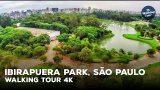 Walking Tour 4K  Ibirapuera Park São Paulo  Brazil [upl. by Eadie]