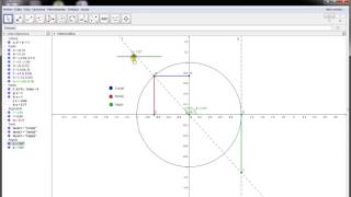 REPRESENTACIÓN GEOMÉTRICA DEL SENO COSENO Y TANGENTE DE UN ÁNGULO [upl. by Revart97]