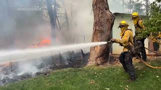 Park Fire burning near Chico in Butte County [upl. by Yaker]