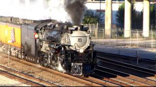 thelopecom  UP 3985 leaves KC Union Station Oct 4 2010 MVI2892MOV [upl. by Cassaundra582]