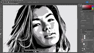 Vectorizing an Image in Photoshop [upl. by Airdnoed]