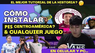 Cómo instalar juegos para emulador ppsspp TUTORIAL🤩  eFootball PES Centroamérica 2024 [upl. by Ainekahs912]