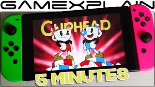 5 Minutes of Cuphead for Nintendo Switch  Handheld Gameplay [upl. by Edana]