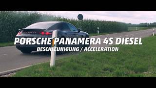 Porsche Panamera Acceleration STOCK vs RACECHIP Chiptuning 0100 kmh [upl. by Ainna582]