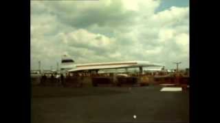 Tupolev Tu144 and Concorde at Paris Air Show 0306 1973 [upl. by Albur]