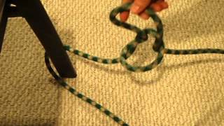 How to tie the Speed Bowline climbers bowline snap bowline [upl. by Atiuqam]