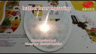 Laser Engraving Perforation on Leather Shoes Precision Design for Fashionable leathercutting [upl. by Lightfoot498]