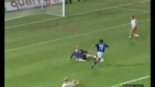 BAGGIO  1 goal against Holland 1990 Friendly [upl. by Boys]