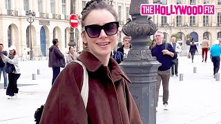 Lily Collins Is Spotted By Paparazzi While Out On A Walk At The Place Vendome In Paris France [upl. by Gilliette]