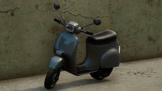 GTA San Andreas Definitive  Faggio [upl. by Sillihp]