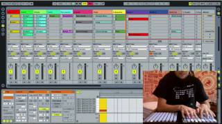 Tom Cosm Novation Launchpad Jam Explanation Week 2 [upl. by Rudie]