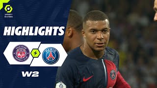 TOULOUSE FC  PARIS SAINTGERMAIN 1  1  Highlights  TFC  PSG  20232024 [upl. by Hsiekal]