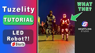 Tuzelity Dance Robot 😱 How to dance In a Club 🔥 Shuffle Dance Tutorial on a viral TikTok song 2023 [upl. by Bonnes]