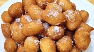 BEIGNETS EN 5 MINUTES  sans pétrissage ni temps de repos 👌 recette facile et délicieuse [upl. by Teiluj]