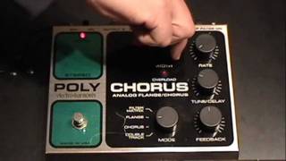 ElectroHarmonix POLY CHORUS Demo [upl. by Lamori]