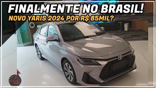 NOVO YARIS 2024 CHEGA JA PREPARADO PARA O CHEVROLET MONZA E FAZ DOBRADINHA COM YARIS CROSS [upl. by Certie936]