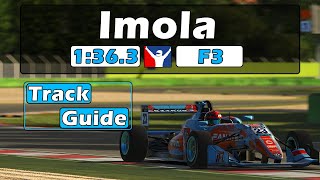 iRacing F3 Imola Track Guide  1363  2024 Season 1 [upl. by Renrag54]