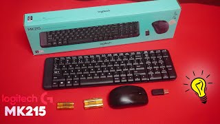 Logitech MK215 Wireless Keyboard amp Mouse Combo Review Best Logitech Wireless Keyboard amp Mouse Combo [upl. by Rhodie196]