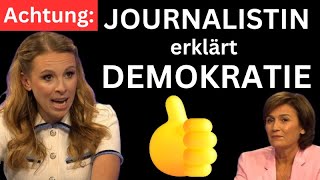 💥ACHTUNG💥 Journalistin NENA BROCKHAUS erklärt bei MAISCHBERGER was DEMOKRATIE bedeutet [upl. by Nodnahs]