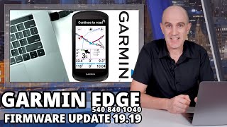 Garmin EDGE 5408401040 Series Firmware 1919 Update Details [upl. by Ailecec842]