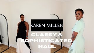 Elevate Your Wardrobe Karen Millen Classy and Sophisticated Style Haul [upl. by Lydnek]