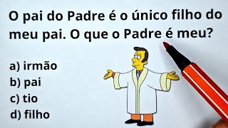 5 QUESTÕES DE RACIOCÍNIO LÓGICO  Nível 1  ProfMarcelo [upl. by Sedgewick]