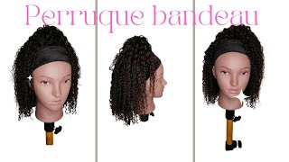 Comment faire une perruque bandeau facile [upl. by Anadal]