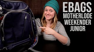 EBags Mother Lode TLS Weekender Junior Travel Backpack Review [upl. by Atalaya]