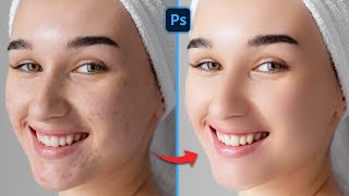 How to smooth skin in Photoshop 2023  How do I make my face smoother in Photoshop [upl. by Jsandye]