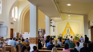 Medjugorje  English Mass  April 27 2022 [upl. by Adyaj]