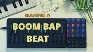 Making a BOOM BAP BEAT with ROLI BLOCKS and Ableton [upl. by Voss389]