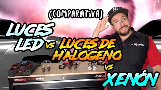 Luces LED vs luces de halógeno y xenón [upl. by Sredna]