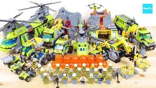 レゴ シティ 火山調査シリーズ 全6種 ／ LEGO City All Volcano Exploration Sets [upl. by Inaliak]