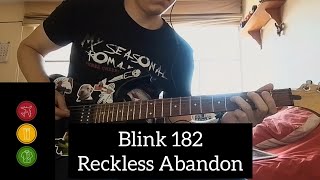 Blink182  Reckless Abandon guitar cover [upl. by Bayless]