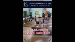 Strength training exercises  1st session  inspirefitnesscenter [upl. by Hgielek]