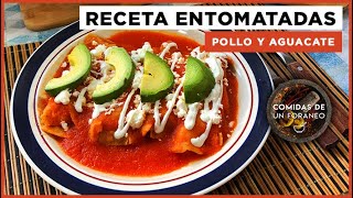 Entomatadas de Pollo  Receta fácil [upl. by Burrows137]