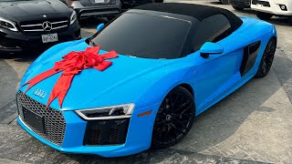 Delivery Of Habby Forex Audi R8 [upl. by Ahtenek984]