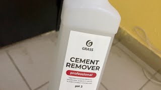 Grass Cement Remover test [upl. by Adlai]