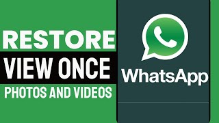 How to OPEN a View Once Photo on WhatsApp 2024 Updated [upl. by Ahsenauq263]