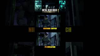 This collection runs at 30fps on Switch 😕  MGS Collection Switch VS PC Emulation [upl. by Enasus567]