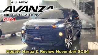 Update Harga Toyota Avanza 2024 amp Review November 2024 [upl. by Veejar]