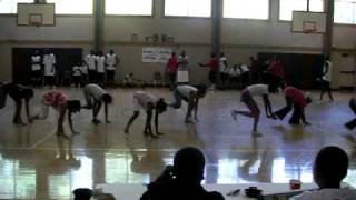 Ivy Pearls of Hattiesburg stepping at there basketball tourtment [upl. by Gaelan806]